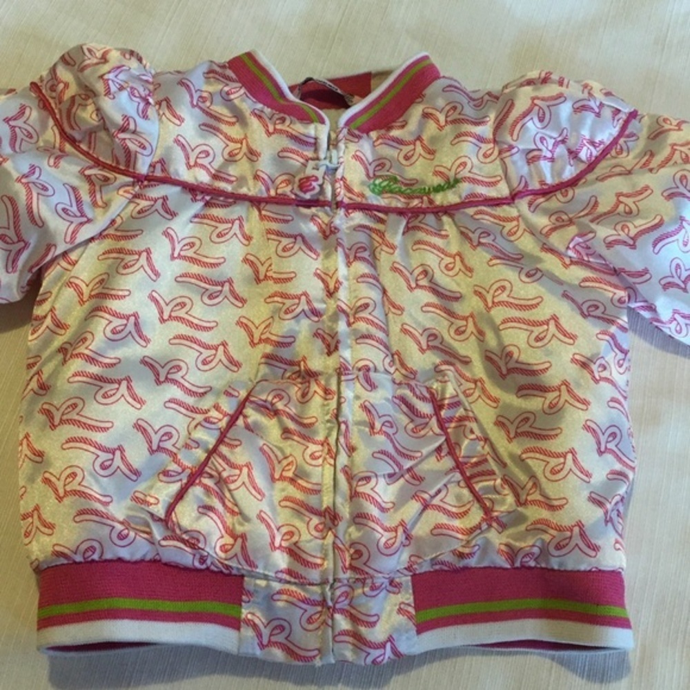 🌺rocawear pink and white jacket size 24 months girls